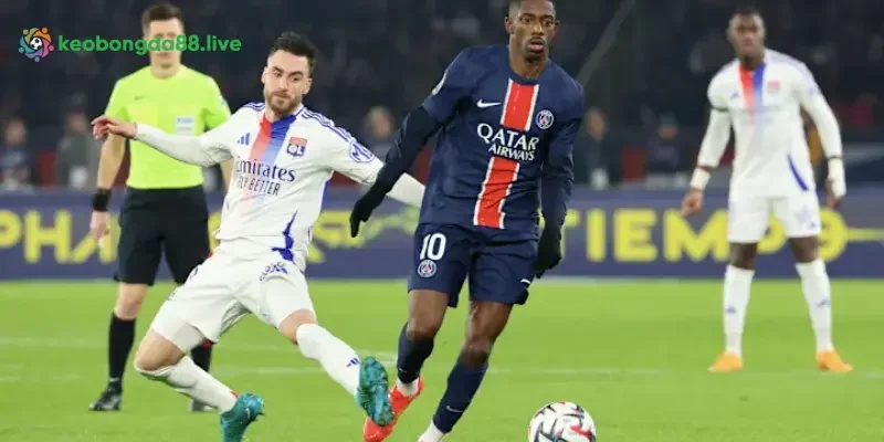 Soi kèo châu Á Olympique Lyonnais vs Paris Saint-Germain